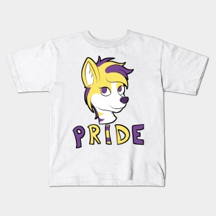 Intersex Pride - Furry Mascot Kids T-Shirt